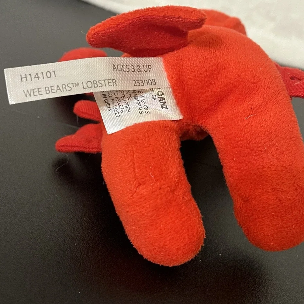 Ganz Wee Bears Village Brown Mini Bear LOBSTER COSTUME 7